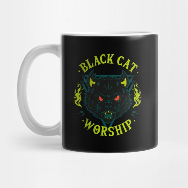 Black Cat Worship by Galleta gráfico